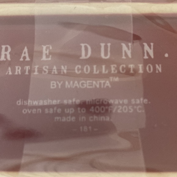 Rae Dunn Home Mini Loaf Dish/Pan with Wooden Spoon - Picture 4 of 7